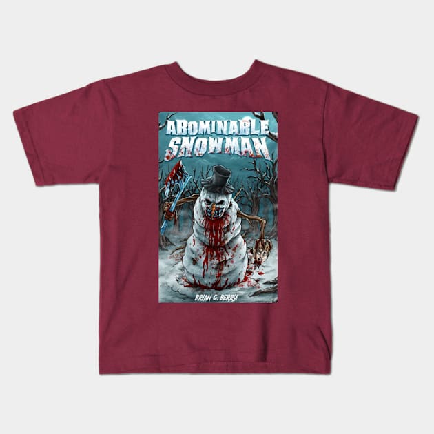 Abominable Snowman Kids T-Shirt by Slaughterhouse Press